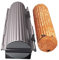 QCSTORE Moule rond anti-adhésif en alliage d'aluminium pour toast, Classique, Pain pan, Pain, Argenté