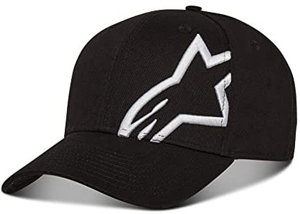 Alpinestars, Corp Snap 2, Baseball Kappe, Schwarz-Weiss, Os, Mann Einheitsgröße
