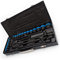 UNDERGROUND PARTS 24 Piece 1/2 Black Socket Set Ratchet Wrench Sockets with Metal Carry Case Box