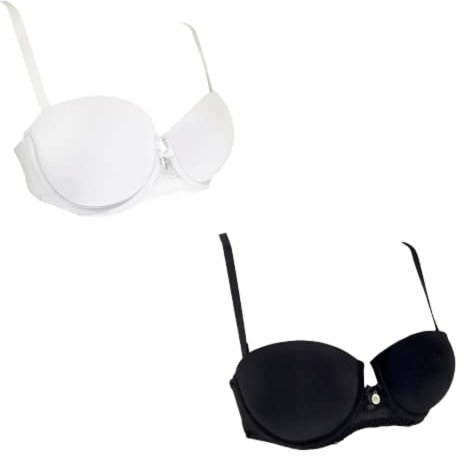 Biagiotti Balconcino spallina removibile coppa B varie taglie e colori Art. 90132 - Laura (3, Nero)