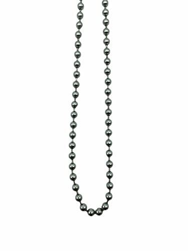 Premium Roller Blind Chrome Beaded Pull Chain - Continuous Loop (25cm Drop, Chrome)