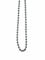 Premium Roller Blind Chrome Beaded Pull Chain - Continuous Loop (25cm Drop, Chrome)