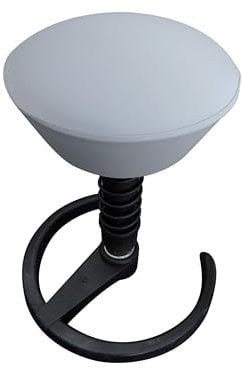 OZZIRIS Abnehmbarer Schonbezug für Aeris Swopper, Bezug für Sitzfläche Swopper Bürostuhl - KEIN kompletter Hocker (Hellgrau)
