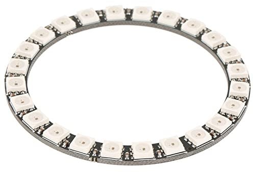 24-Bit-RGB-LED-Ring – 1 Stk. Verkettbarer 24-Bit-WS2812-5050-RGB-LED-Ring Lampenlicht mit konsistenter Farbe und integrierten Treibern