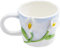 Szoyeay 3D-Blumen-Kaffeetasse, Calla-Lilie, Keramikbecher, 340 ml, niedlich, handgefertigte Tassen, Weihnachten, Geburtstagsüberraschung für Freunde, Familie oder Blumenliebhaber (weiße Calla-Lilie)