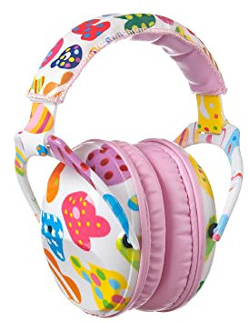 PROTEAR Kinder Gehörschutz, Verstellbare Faltbare Ohrenschützer, Kind Lärmschutz Kopfhörer für Konzert Schule Festival Hörschutz mit SNR 28dB-Letter