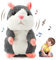 Sprechende Hamster Wiederholt,Talking Plüschtier Elektronische,Sprechender Hamster Spielzeug,Lustige Kinder Stofftiere,Plüsch Hamster,Maus Kinder Stofftier,Record Spielzeug Interaktives für Baby Kids