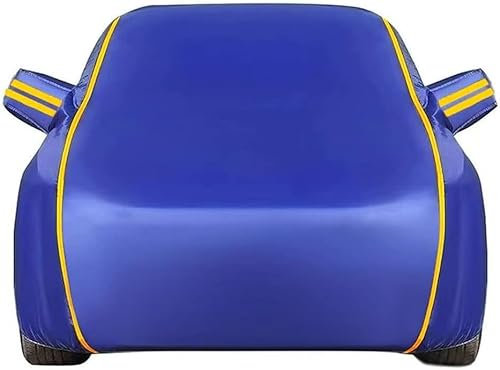 MBROS Autoabdeckung für BMW 7er F01 V 2009 2010 2011 2012 2013 2014 2015, Auto Abdeckplane, All Weather Outdoor Winddicht Schneefest UV-Schutz mit Reflektierendem Streifen,C Blue