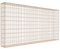 Gabion rouillé 200 cm x 100 cm x 20 cm (L x H x P), maille 5 cm x 10 cm, spirale
