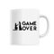 Mug en Céramique Game Over - Imprimé en France - Tasse originale en céramique - Cadeau EVG Geek Humour original rigolo (Blanc)