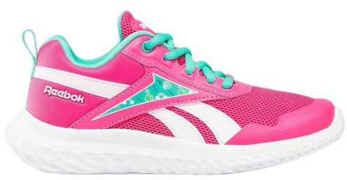 Reebok Rush Runner 5.0 Sneaker, BOLDPINK/UNLEASHEDGREEN/White, 31 EU