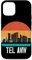 Hülle für iPhone 13 Pro Tel Aviv Israel Retro Vintage Skyline Tel Aviv
