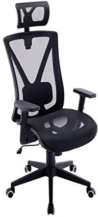 LiChA office chair Computer Chair Office Chair Ergonomic Backrest Table And Chair Lift Swivel Chair Breathable Mesh Chair Game Chair Chair (Color : Black) needed