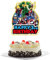 Aven-ger Hero Cake Topper 3rd for Boys,Kids Birthday Cake Decorations,Hero Cartoon Theme Cake Cupcake Topper Spider Hero Happy 3rd Birthday Cake Toppers for Kids,Boy,Avenger 3rd Party Cake Decor