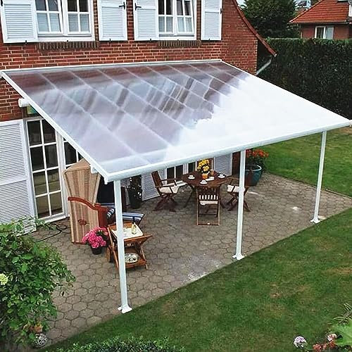 CABINE Dachplatte Aus Polycarbonat, Verkleidung Aus Durchsichtigem Acrylkunststoff, Ersatz-Schuppenplatte Für Carports, Hütten, Hundehütten/0.6 * 4M