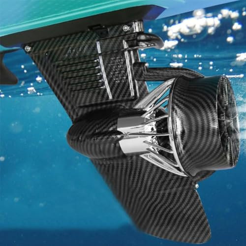 Surfbrett Mit Elektrischer Motorflosse, Stand-up-Board, Paddleboard-Finne, 24-V-Thruster, Elektrischer Surfboard-Flossenpropeller, Einstellbare Geschwindigkeit, Ausgestattet Mit Fernbedienung