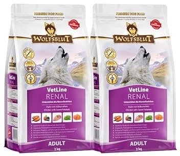 Wolfsblut Vetline | Hundefutter | Sparbundle | Sparpaket (2 x 2kg, Renal)