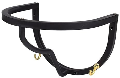 Uhidka Hutablage, Baseballkappen-Organizer, Huthalter, Organizer für die Wand, Zur Wandmontage oder zum Kleben, Hutaufbewahrungsregal für Schwarz, Langlebig, Einfache Installation