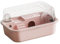 LOVIVER Habitat pour Hamster, Grande Cage pour Hamster, Maison de Jeu Portable et Respirante, Cage pour Petits Animaux et Souris, Rose
