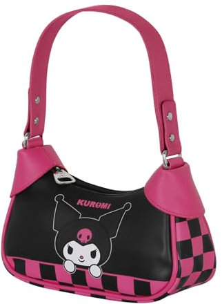 Sanrio Kuromi Chess-Bolso Fancy Casual, Multicolor, 21,5 x 14,5 cm