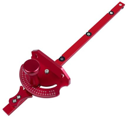 Mitre Gauge for Table Saw - Mitre Gauge, Telescopic Precision Mitre Stop, Ergonomic Woodworking Alignment Gauge, Versatile Mitre Gauge for Milling Tables, Band Saws