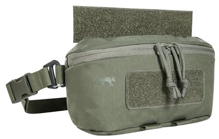 Tasmanian Tiger TT Plate Carrier Pouch VL Zusatz-Tasche für Plattenträger mit Klett-Befestigung und Tegris auch als Hüfttasche verwendbar; Oliv