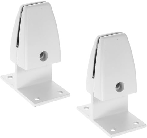 SEWACC 2 Stück Aluminiumlegierung Partition Halterung Stabiler Klemmen für Arbeitsplatzorganisation und Verbesserte Privatsphäre