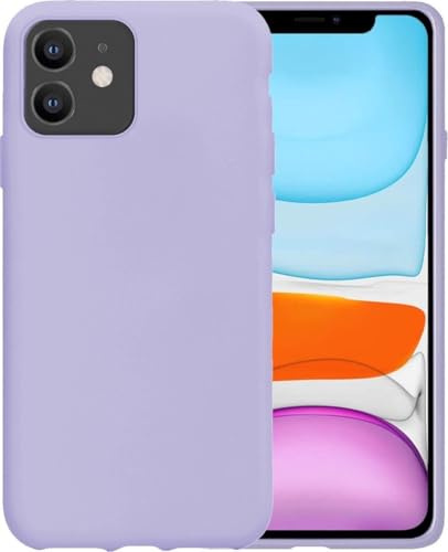 BTH - Hülle für Apple iPhone 11 - Silikonhülle Backcover - Schutzhülle - Dünnes Design Flieder