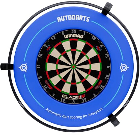 AUTODARTS Vantage Auto Dart Scoring System | Smart Dart Board Camera Scorer | Echtzeit-Score Tracking, Darts Scoreboard Elektronisch für Steel Tip Darts - Kompatibel mit Winmau Plasma Light