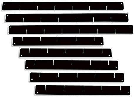 Schubladeneinteiler, schwarz- Set, für Werkstattwagen