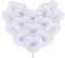 iZoeL Fächer Hochzeit 24 Stück Handfächer Weiß Hochzeitsfächer Herz Hochzeit Gäste Geschenk Hochzeitsdeko Vintage (24Stk)