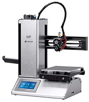 Monoprice Select Mini Pro 3D Drucker – Aluminium mit (120 x 120 x 120 mm) Auto Level Beheiztes Bett, abnehmbare Bauplatte, Touchscreen-Display, MicroSD-Karte und WLAN