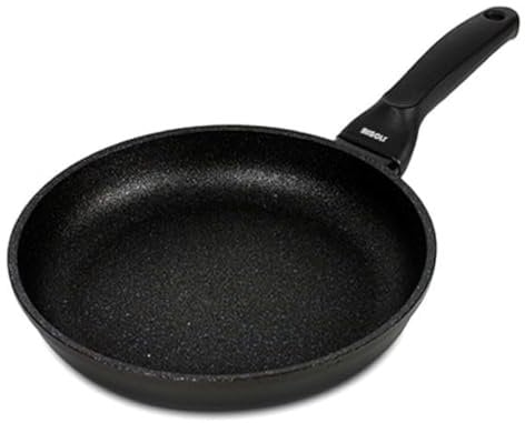 Risoli Padella BLACKplus® Alluminio PRESSOFUSO Antiaderente El Diamant Ultra Resistente FRYPAN Made Italy (20 CM)