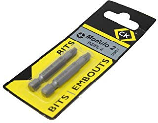 T4545 2 Embout de tournevis cruciforme PlusMinus, type PZ SL/PZ2 C.K