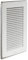 La Ventilazione GIN1424R-Y Rejilla de ventilación, Acero Inoxidable 430, 140x240 mm