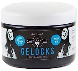 Crazy Pouss Locks Gelocks Fixation Forte (Noire) , 300 Ml (Lot De 1)