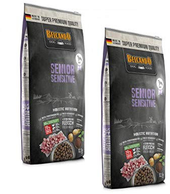 2 x 12,5 kg = 25 kg Belcando Senior Sensitive Trockenfutter Sparpaket