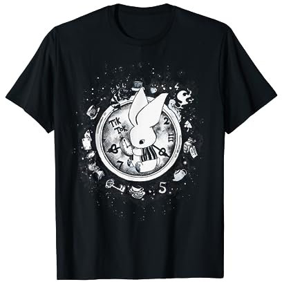 Weisses Kaninchen - Steampunk Häschen Taschenuhr T-Shirt