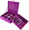 ProCase Jewellery Box Organiser, 2 Tiers Large Jewellery Boxes Storage Cases for Earrings, Bracelets, Rings, Necklaces -Purple