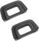 DK-20 Eyecup Eyepiece Viewfinder per Nikon D5200, D5100, D5000, D3100, D3000, D70, D70S, D60, D50, D40, sostituisce Nikon DK-20 (confezione da 2)