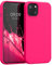 kwmobile Case Compatible with Apple iPhone 13 Case - TPU Silicone Phone Cover with Soft Finish - Neon Pink