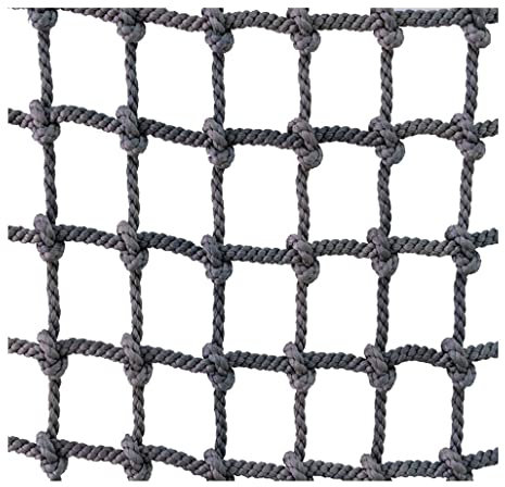 Kletternetz Schaukel, Kletternetz Outdoor Schaukel für Kinder Erwachsene Netz Hängematte Netz Seil Klettergerüst Klettern Seilnetz Nylon Strickleiter Spielturm Spielplatz Spiel Baumhaus Outdoor 14mm