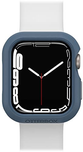 OtterBox Protector de Reloj para Apple Watch Series 9/8/7-41mm, Resistente a Caída y Golpes, Carcasa Protectora Elegante para Apple Watch, Protege la Pantalla y los Bordes, Azul/Gris