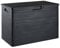 Toomax Multibox Woody's portattrezzi per esterni, baule da 160L, colore antracite, dimensioni cm 77,5x44,5x52,7h