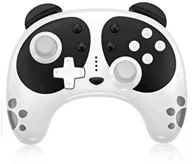 Genérico Mando inalámbrico compatible con N. Switch. Modelo Oso Panda