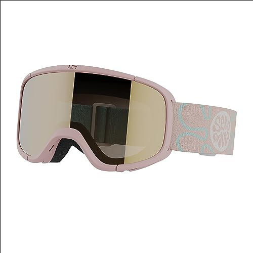 Salomon Rio Kinder-Brille Ski Snowboarden, Kinderfreundliche Passform und Komfort, mehr Augenkomfort und Haltbarkeit, Orange, Einheitsgröße