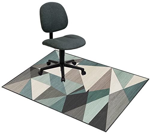 Office Gaming Chair Mat, Non-Slip Floor Protector For Home Office Gaming Room, Carpeted And Hard Floor, Multi-Purpose Low Pile Carpet Mat