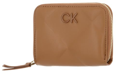 Calvin Klein Geldbörse Re-Lock Quilt ZA Wallet Brown Sugar Hellbraun