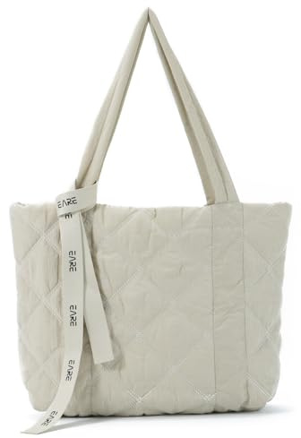 SUKUTU Nylon Gesteppte Umhängetasche für Frauen Puff Hobo Handtasche Leichtgewichtige Tote Tasche Polsterung Tasche Satchel Reisetasche