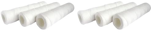 AQUAWATER 105004 cartucce filtranti Avvolto 20μ-Formato Standard 10 -Durata 6 Mesi, None, 3 Unità (Confezione da 2)